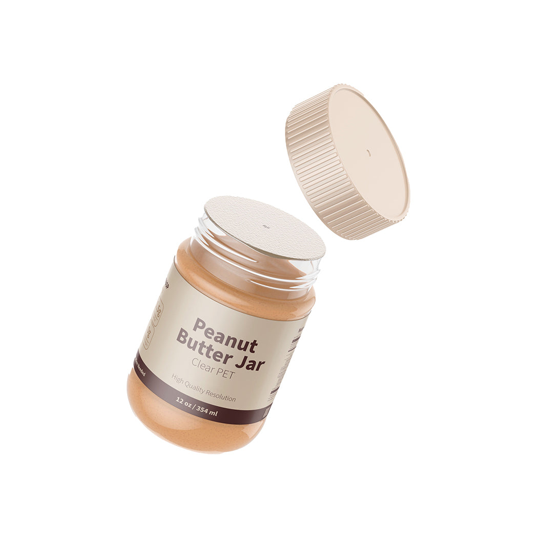 Fresh peanut butter jar