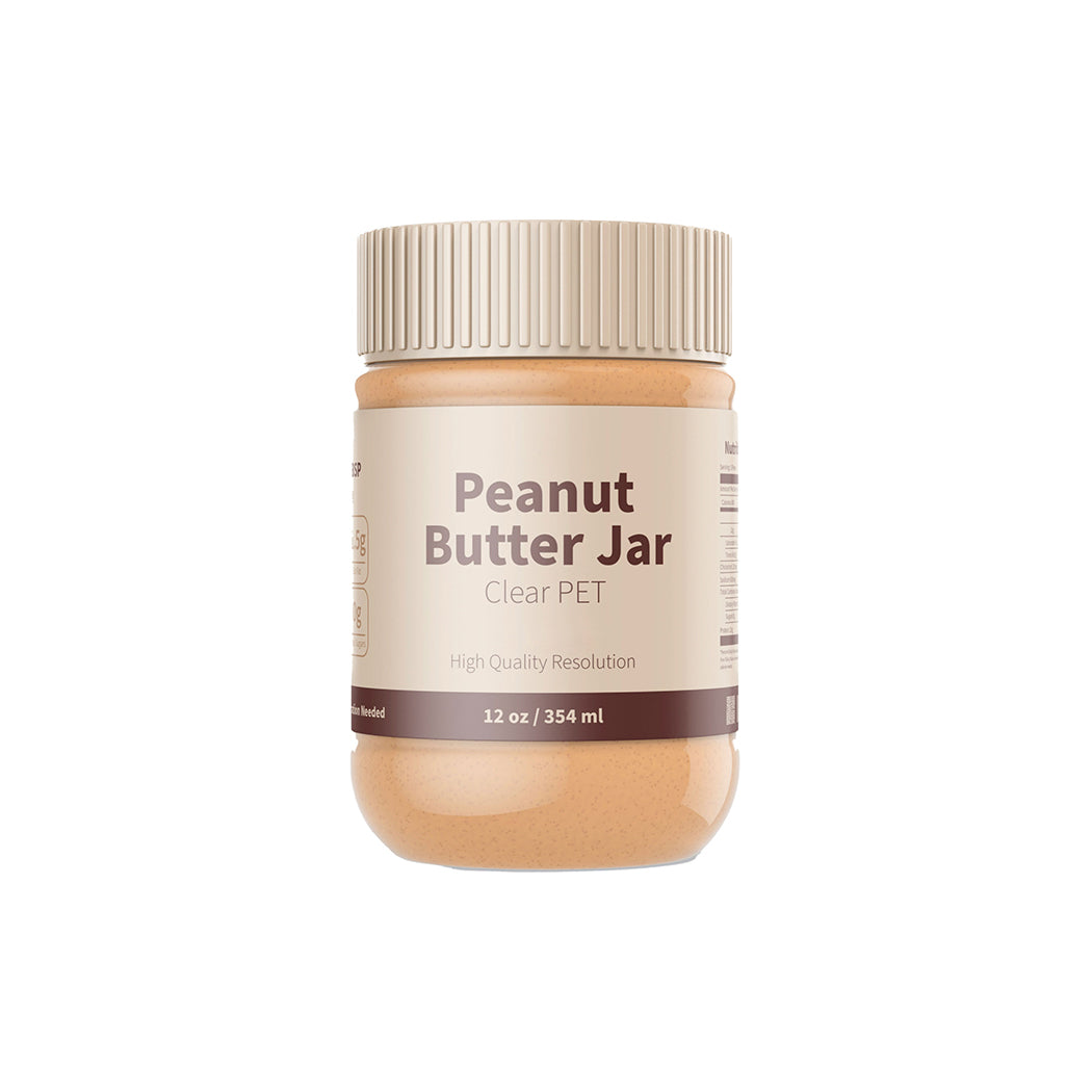 Fresh peanut butter jar